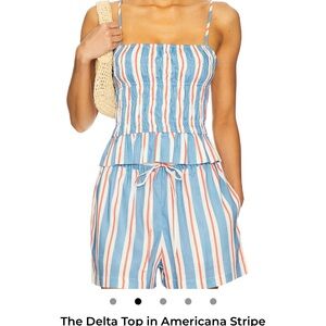 SOLID & STRIPED Blue and Red Striped SET!